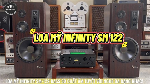 Loa Mỹ Infinity SM-122 Bass 30 Chất Âm Tuyệt Vời
