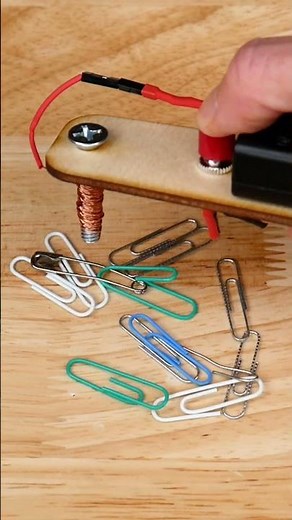 Electromagnet - DIY STEM Project #handsonactivitites #stemforkids #stemlearning