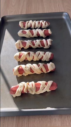 Mummy Hot Dogs #kroger #halloween #halloweenfood