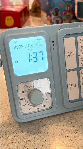 This 3-in-1 visual schedule and timer can be a total game changer for parents