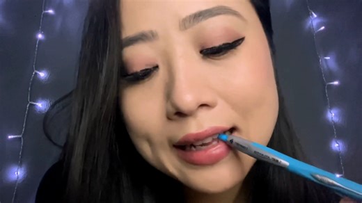 [kimmykalaniASMR]无人声啃笔