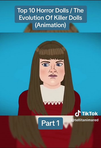 Top 10 Horror Dolls / The Evolution Of Killer Dolls (Animation) #tellitanimated #cartoon #animation #candyman2021