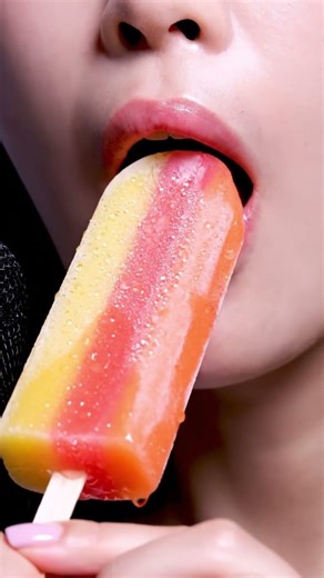 Whispered Popsicle ASMR | Mouth Sounds & Ice Crunch