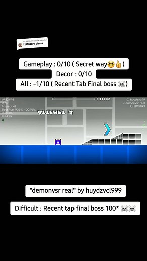 Geometry Dash Recent Tab Final Boss Showcase