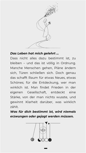 Der Frieden im Loslassen ✨