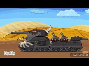 Test of new demon ratte. Cartoons about tanks.