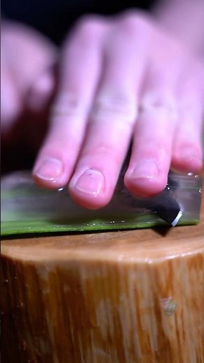 [Charcoal grill] Grilled aloe is too good! ?