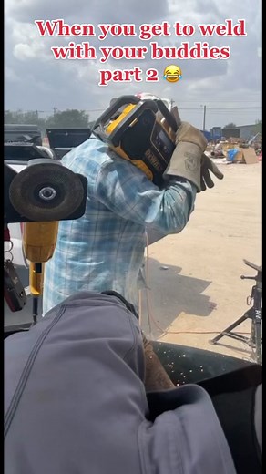 Hilarious Welding Moments with Buddies
