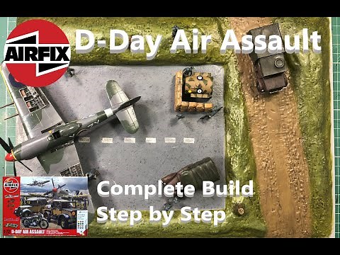 Airfix 1:72 D-Day Air Assault - Complete Build Step By Step & Weathering