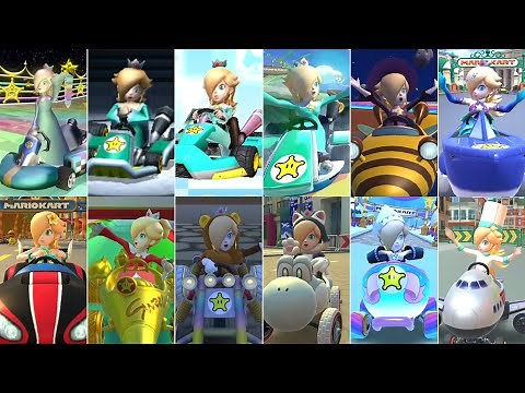 Evolution Of Rosalina Characters In Mario Kart Games [2008-2022]