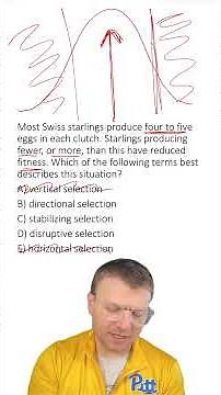 MCQ: Types of Natural Selection