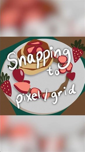 Snapping to Pixel and Grid in Adobe Illustrator #art #digitalart #artshorts #adobeillustrator