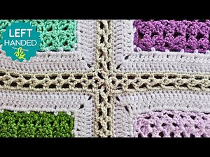 Secret Stitches Left Handed Crochet Blanket - Part 14 - Easy Flat Braid Join