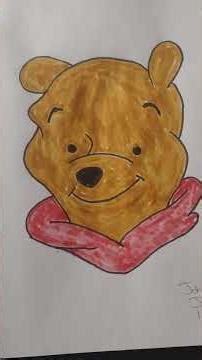 Drawing of Winnie the Pooh! #winniethepooh