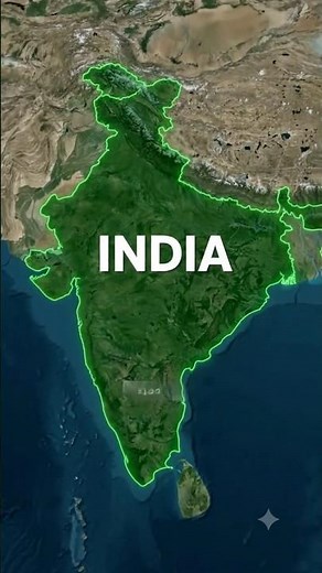How Big is India Actually? | Real Size & Population Explained! 🌍#shorts