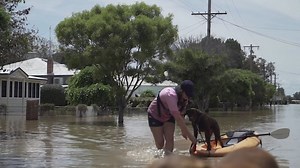 Extensive flooding in northern NSW town of Moree