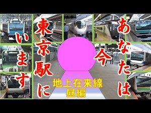 【環境音／BGM】〈70分〉臨場感あふれる東京駅構内（地上在来線・昼）の音、発車メロディー【バイノーラル録音】【ASMR】