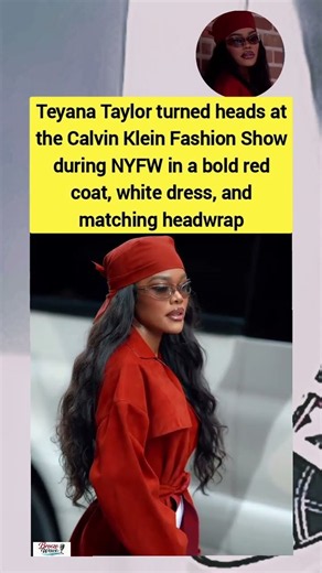 Teyana Taylor Steals the Show at Calvin Klein NYFW 🧡 #teyanataylor #shorts