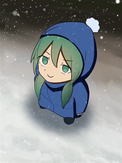Miku Teto Enjoys Snowy Adventures in a Snowstorm