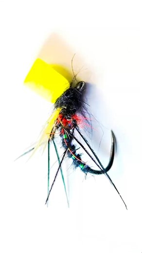 Mcphail's Suspender Adult Midge Bibio Dry Fly. #flytying #flyfishing #dryfly #troutfly #foamfly