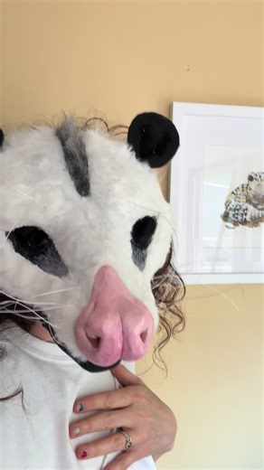 Creating an Opossum Mask for Cosplay Fun
