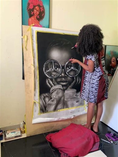Commande 80×120 cm ✨Un défi relevé 🔥 #art #drawing #pencilsketch