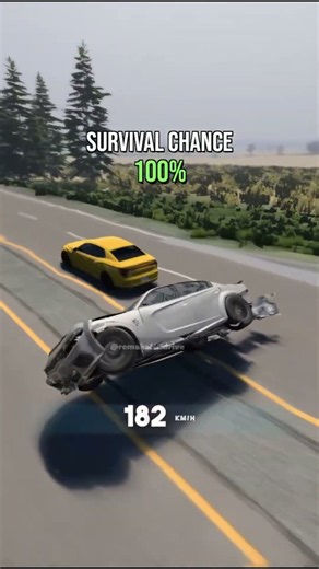 Can the Dummy Survive This Crash? 💥 BeamNG.drive