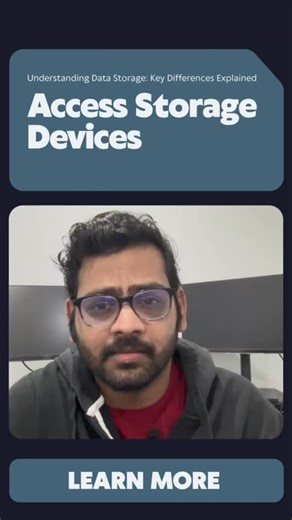 Raviteja Mureboina | Cybersecurity | Security Concepts | AI on Instagram: "Understanding Storage Device Access Methods: Random vs Sequential Random and sequential access describe how a storage device retrieves data. Random access devices can access data directly from any location using an address, making them fast and flexible. Sequential access devices must read data in order, so they take more time to reach information stored later in the device. Before and After Scenario Random Access Storage