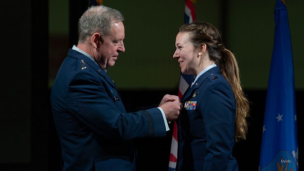First woman honored with the Air Force Silver Star