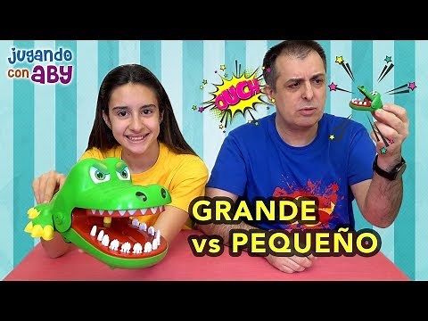 Juguetes GRANDES vs PEQUEÑOS Challenge. Gigantes y juegos divertidos.