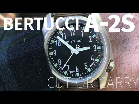 Cut or Carry: Bertucci A-2S A9815 Field Watch Review