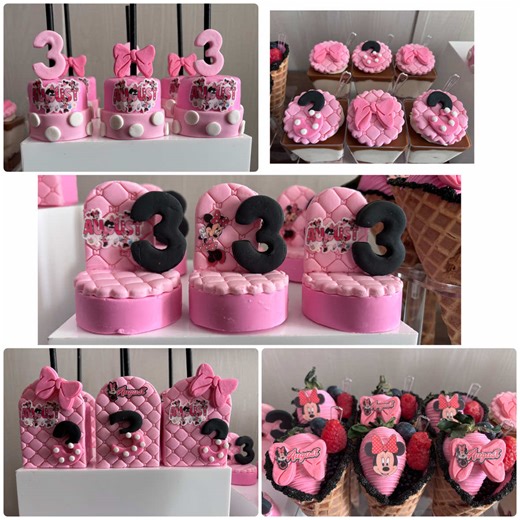 Minnie Mouse Themed Birthday Treats