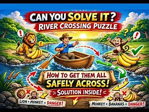 99% Fail This River Crossing Puzzle (Full Solution Explained)