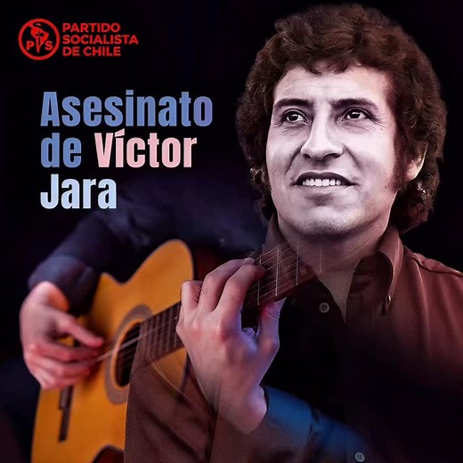 📌 Instagram 🎸✨ Víctor Jara, voz del pueblo, fue asesinado un 16 de septiembre de 1973. Su guitarra sigue resonando en la lucha por la justicia, la memoria y la esperanza de un Chile más digno. 💬 Cuéntanos en los comentarios: ¿qué representa Víctor Jara para ti y para nuestro país? #VíctorJaraVive #Memoria #Justicia #NuncaMás #Chile #PSdeChile | Partido Socialista de Chile