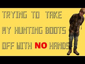 No Hands Challenge (Trying to take off shoes)