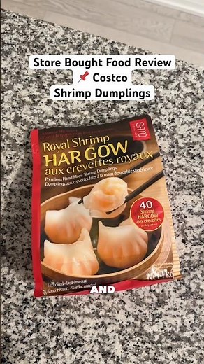 Shrimp Dumpling Review From Costco #food #foodreview #costcofinds #dumplings