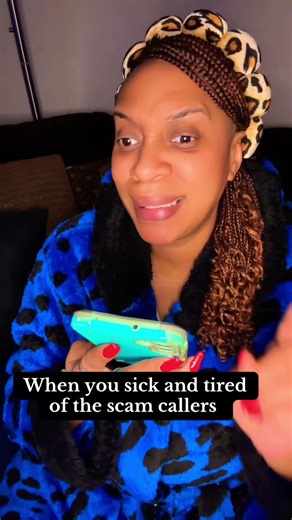 When you sick and tired of the scam callers #comedy #funny #jokes #shortsfeed #shorts ￼