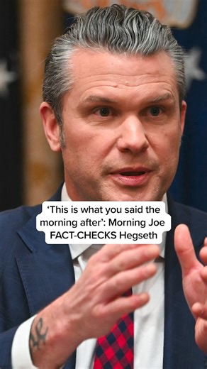 Morning Joe compared Pete Hegseth’s new “fog of war” explanation for the September boat strike with what he said the very next morning, when he claimed he “watched it live” and “knew exactly who was in that boat.” The panel breaks down the contradictions. | Morning Joe