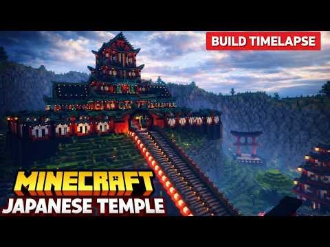 This Japanese Castle Took HOURS to Build in Minecraft… (Full Timelapse)