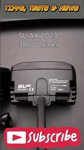 TEST - Lupine SL AX 2023 - 3800 Lumen - StVO #short