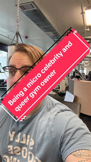 It’s tough out here owning a micro queer strength gym. Not really, we have a great community. But the people online… 😒
