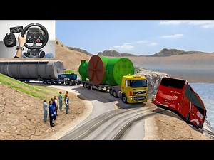 MEGA Transports | Double Heavy Cargo | Euro truck simulator 2 | Volvo truck with heavy cargo