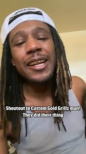 Shoutout to Ron Appleton Jr. for the feedback! 🔥👍 #customgoldgrillz We'd love to hear from you about your grillz and experience shopping with us at Custom Gold Grillz - Send us a review video to get featured. We'll keep an eye out 🤝 | Custom Gold Grillz