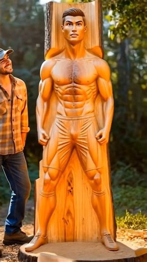 Watch a Tree Become a Legend Before Your Eyes 😳 | Art in Progress #cr7