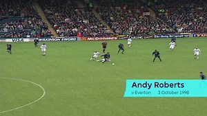 Who remembers this Roberts rocket? 🚀 #GoalOfTheDay | Premier League
