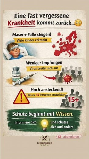 😳 Masern kehren zurück: Ursachen, Risiken & wie du dich schützt