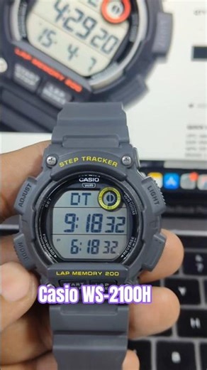 100% Original Casio WS-2100 Step Tracker Dual Time Stop Watch Digital Watch | #viral #shorts