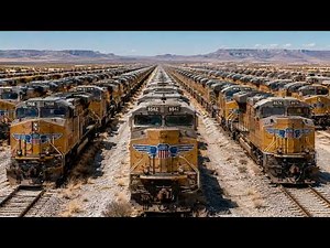 Why Union Pacific Keeps Ordering New Locomotives While 600 Sit Idle In The Arizona Desert