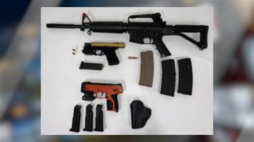 Santa Maria man arrested Monday for multiple firearm-related charges after Sunday assault call