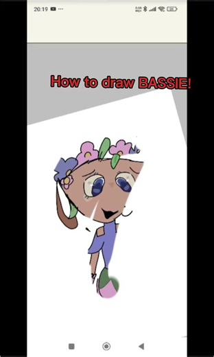 How to draw bassie